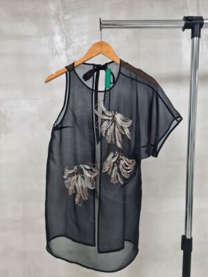 Anino Embroidered Bib Top