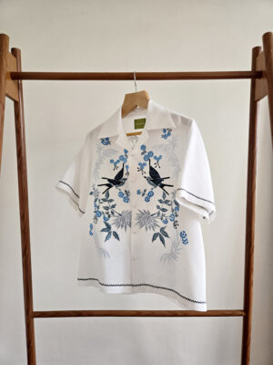 Chinoiserie Linen Shirt