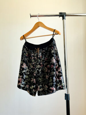 Floral Sequined Boxers
