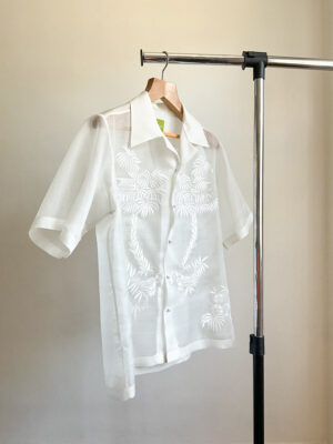 Tropical Paradise Silk Cocoon Shirt