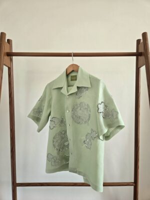 1920's Broderie Souvenir Shirt - Mint