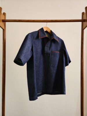 Chambray Polo Shirt