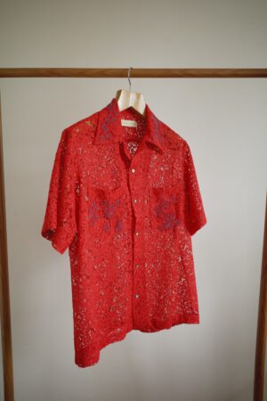 Beaded Floral Lace Shirt